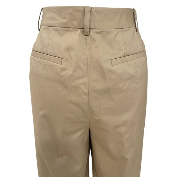 Lauren Ralph Lauren Wide Leg Pants Tan High Rise Size 10 Resort 23 Chic - Picture 10 of 14